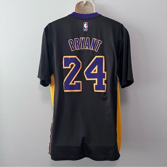 Kobe Bryant Hollywood Nights Adidas Sleeved Jersey Size XL - Picture 2 of 7